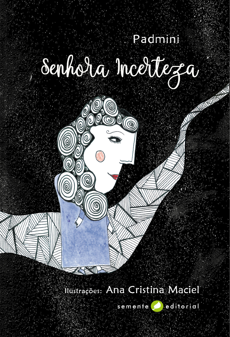 Capa do livro Senhora Incerteza, ilustrado por Ana Cristina Maciel