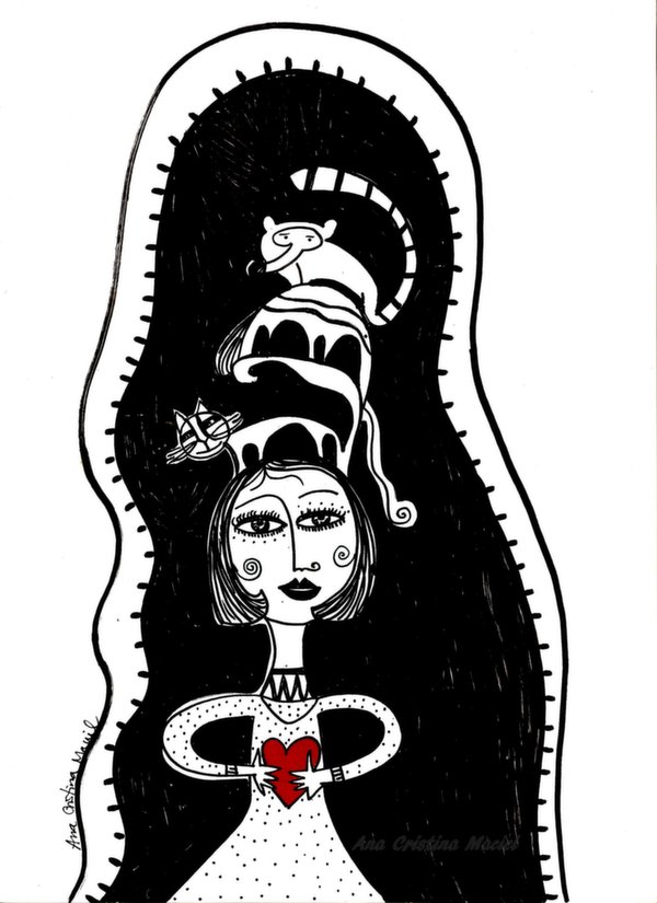 A menina que amava os bichos.